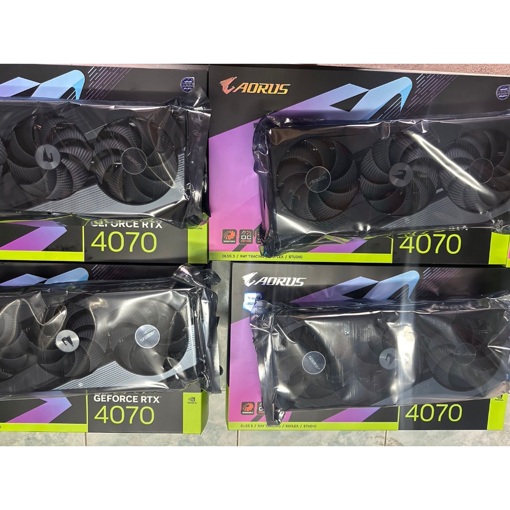 GIGABYTE GEFORCE RTX 4070 AORUS MASTER OC - 12GB GDDR6X (REV. 1.0)