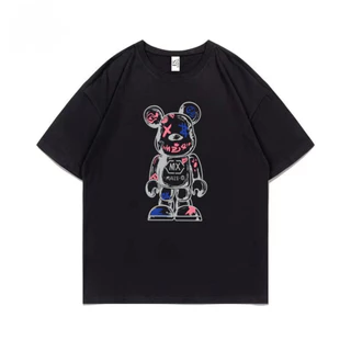 ES.SHOP28 เสื้อยืดแขนสั้นแฟชั่น oversized คอกลมผู้หญิง อเวอร์ไซส์เกาหลี ฮิปฮอป แฟชั่นวัยรุ่น วินเทจ ES12