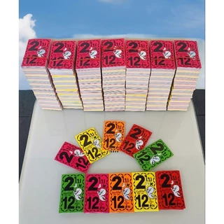 💥หัวสีล็อตเตอรี่สีสะท้อนแสง 2 ใบ 12 ล้าน🔻คละลาย🔺💢 5000 ใบ ♦️(ไม่แยกก้อน)