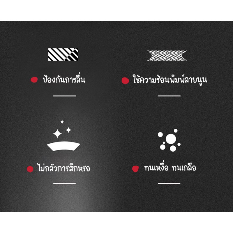 ปลอกหุ้มพวงมาลัยรถยนต์ กันรอย ทรงกลม ใช้งานง่าย ทำความสะอาดง่าย ทนเหงื่อ ทน - รูปที่ 3
