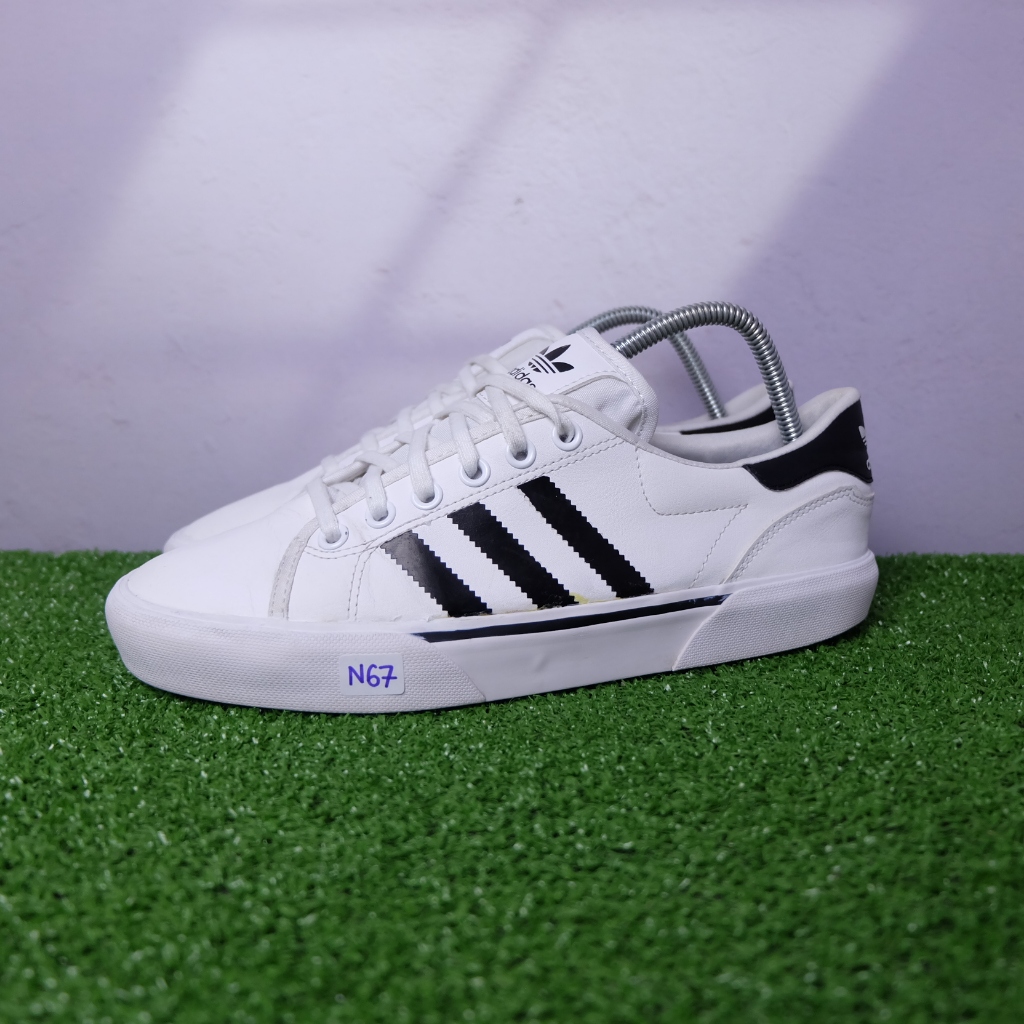(40/25 cm) Adidas Nizza Trefoil White อาดิดาสมือ2ของแท้💯 รองเท้าผ้าใบผู้ชาย