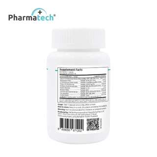 แมกนีเซียม พลัส วิตามินดี3 วิตามินบีรวม x 1 ขวด ฟาร์มาเทค Magnesium plus Vitamin D3 Vitamin B Complex Pharmatech