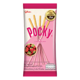 ป็อกกี้ Pocky5บ. บิสกิตแท่งเคลือบช็อกโกแลต แพ็ค 12 ซองเล็ก
