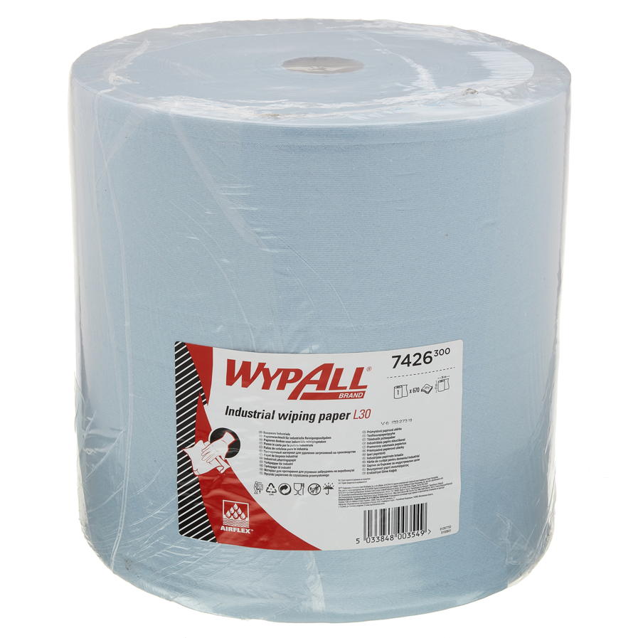 WYPALL กระดาษเช็ดอเนกประสงค์ ไวป์ออลล์ แอล 30 ไวเปอร์ รหัสสินค้า 74263 สินค้าคิมเบอร์ลี่ย์-คล๊าค โปรเฟสชั่นแนล 670 แผ่น