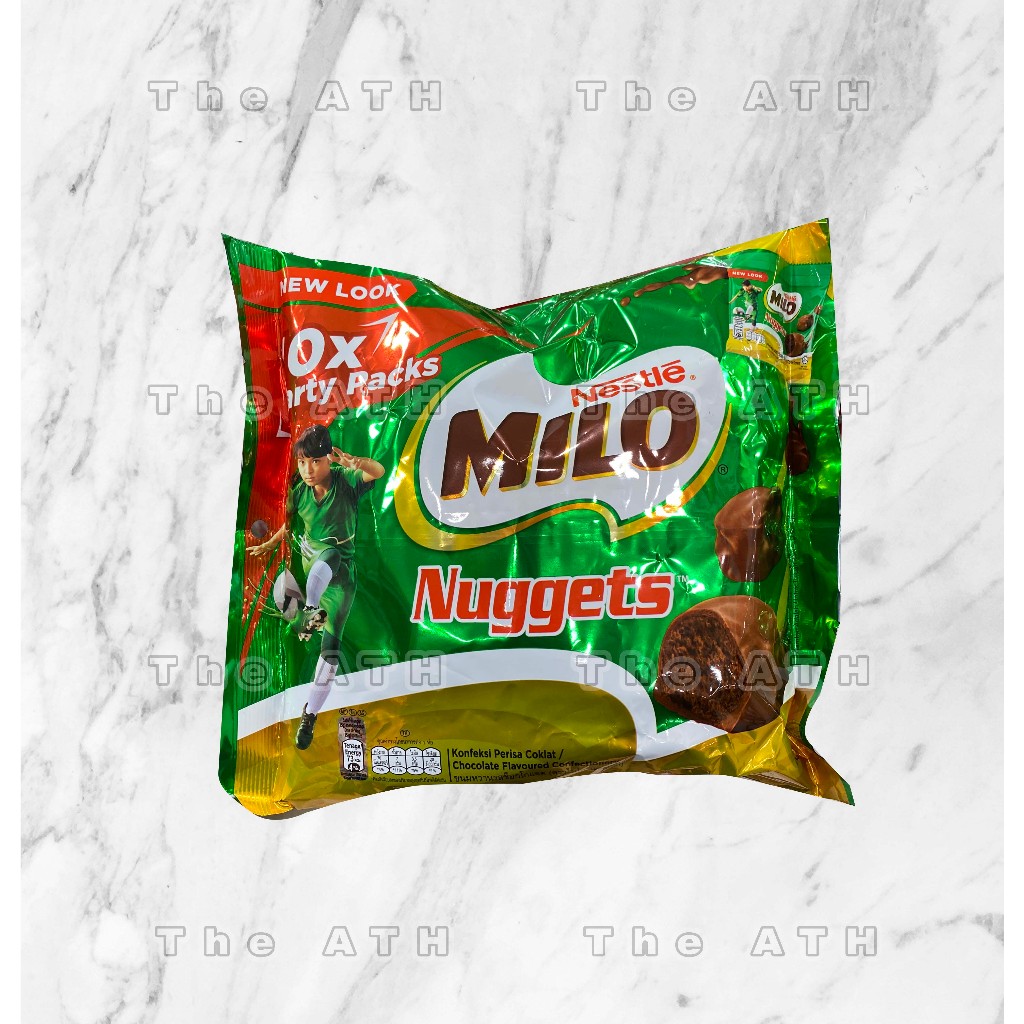 Milo Nuggets ไมโลนักเก็ต  ไมโลเคลือบช็อคโกแลต แพ็ค10ซอง