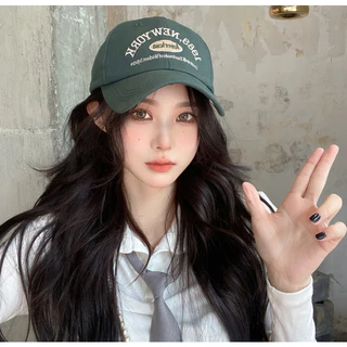 💕ivy หมวกแก๊ปเบสบอล ปัก New york (B78) หมวกแฟชั่นเกาหลี กันแดด แนว sport กีฬา