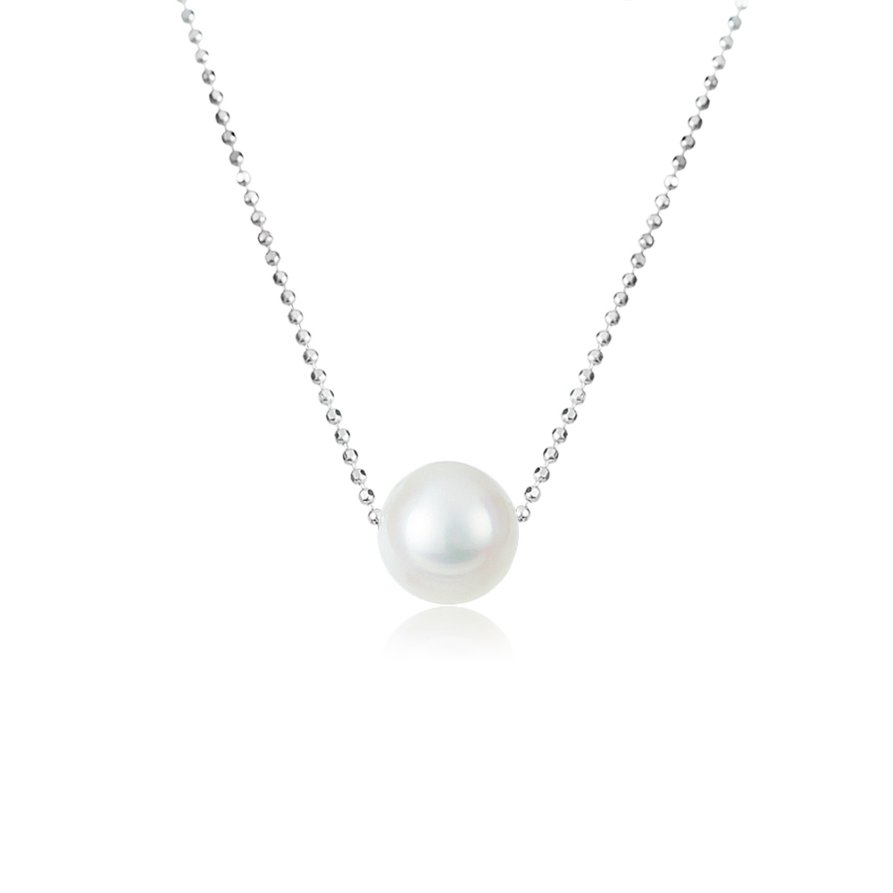 PEARL BIJOU สร้อยคอเงินแท้ไข่มุกน้ำจืดสีขาว