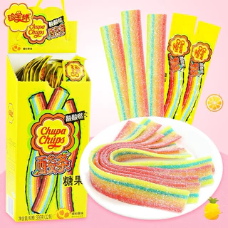 🍡🍡เยลลี่สายรุ้ง เรนโบว์เปรี้ยว จูปาจุ๊บ😘 ยกกล่อง 32 ชิ้น 🍭🍭