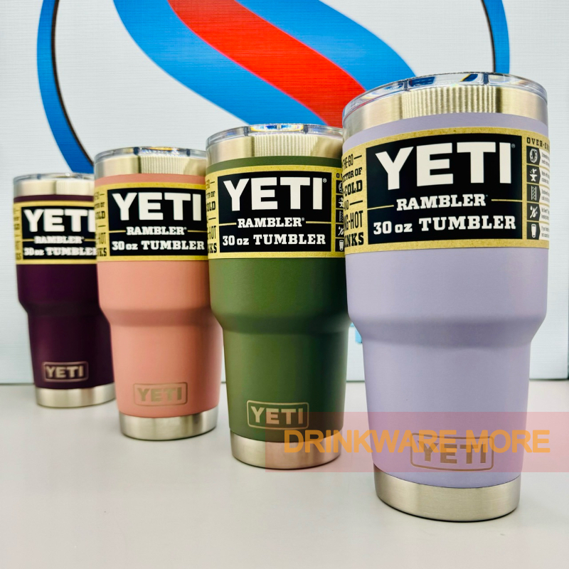 [ YETI ] 🍺 • แก้วเยติของแท้ • Yeti Rambler 30 oz ™ Tumbler ( ฝาสไลด์แม่เหล็กสีดำ )