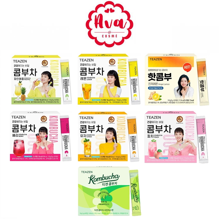 TEAZEN Kombucha (30 ซอง) คอมบุชาชาหมักเกาหลี