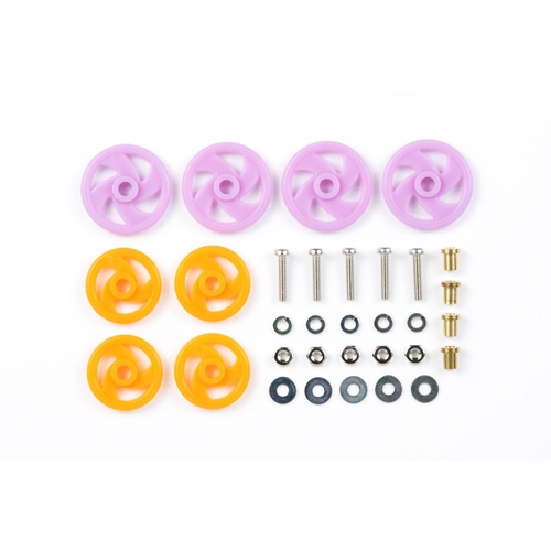 โรลพลาสติก ม่วงส้ม แท้100% Tamiya 15381 – Low Friction Roller Set ราคา ถูกที่สุด ดีลบีเคเค