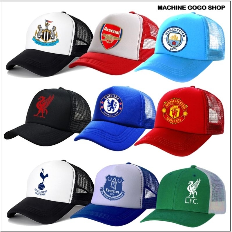 หมวกโลโก้สโมสรฟุตบอล หมวกเชียร์บอล ขนาดสําหรับผู้ใหญ่ ปรับขนาดได้