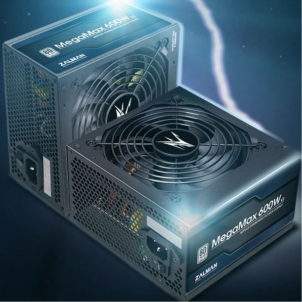 ZALMAN MEGAMAX 600W V2 80 PLUS STANDARD : ZM600-TXII POWER SUPPLY