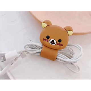 พร้อมส่งในไทย ที่รัดสายชาร์จและสายหูฟัง ลายการ์ตูน น่ารัก มินิแบบพกพา พื้นที่จัดเก็บ หัวเข็มขัด คละแบบ {สุ่มแบบ}