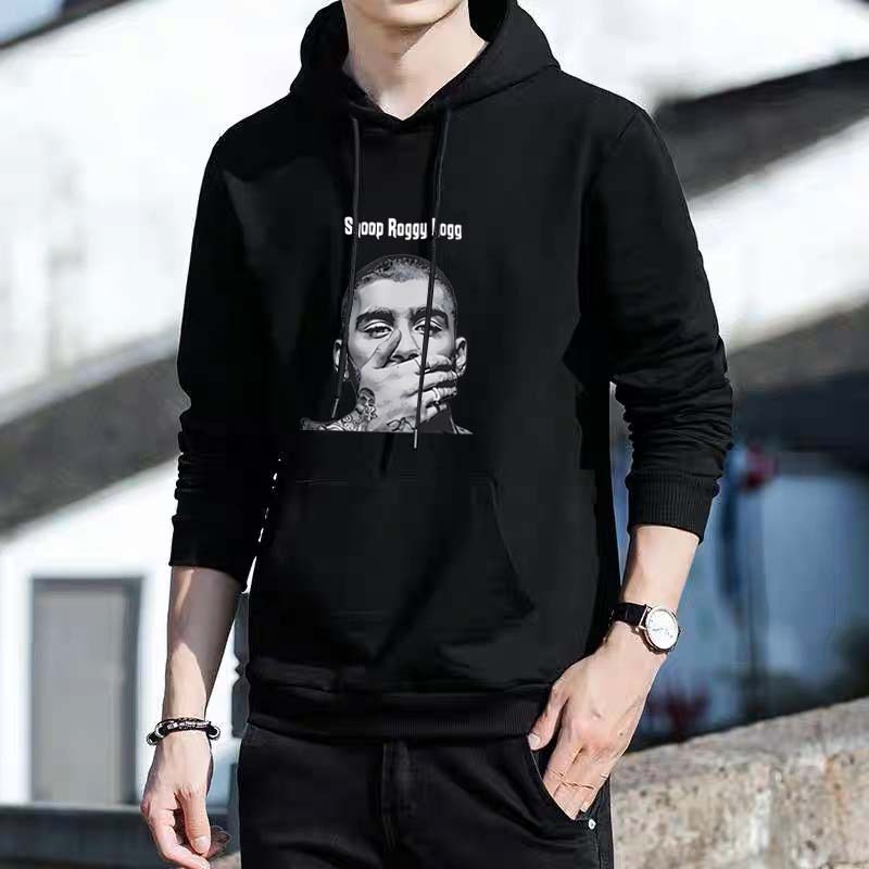 BK666-LONG เสื้อฮู้ตแขนยาวสกรีนลายแฟดูชั่น ผ้าโพลีเอสเตอร์ ใส่สบายทุกฤ