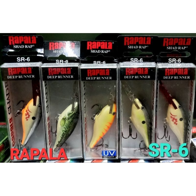 เหยื่อปลอม ตกปลา RAPALA SR-6 ขนาด6c./7g.