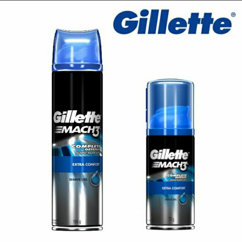 GILLETTE Mach 3 Shave Gel Extra Comfort (70G/195G)