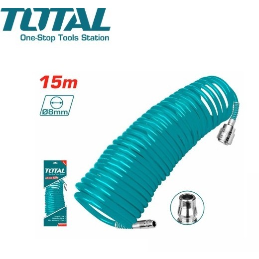TOTAL สายลมแบบขนสปริง รุ่น THT111513 แบบคอบเปอร์ สีเขียว THT110513&THT111013 ยางชนิด PU ทนต่อแสงUV ทนต่ออุณหภูมิสูง