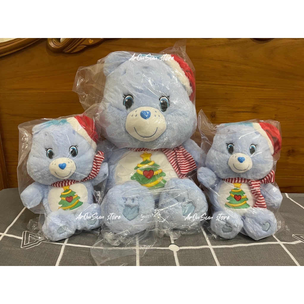Care Bears ตุ๊กตาแคร์แบร์ Christmas 2023 🎄Christmas Wish Blue Bear🎄ของแท้ พร้อมส่ง💫