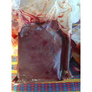 ตับวัวก้อนอย่างดี  แพค 1 กิโล ทำกับข้าวได้หลายเมนู เลยจ้า ฮา…