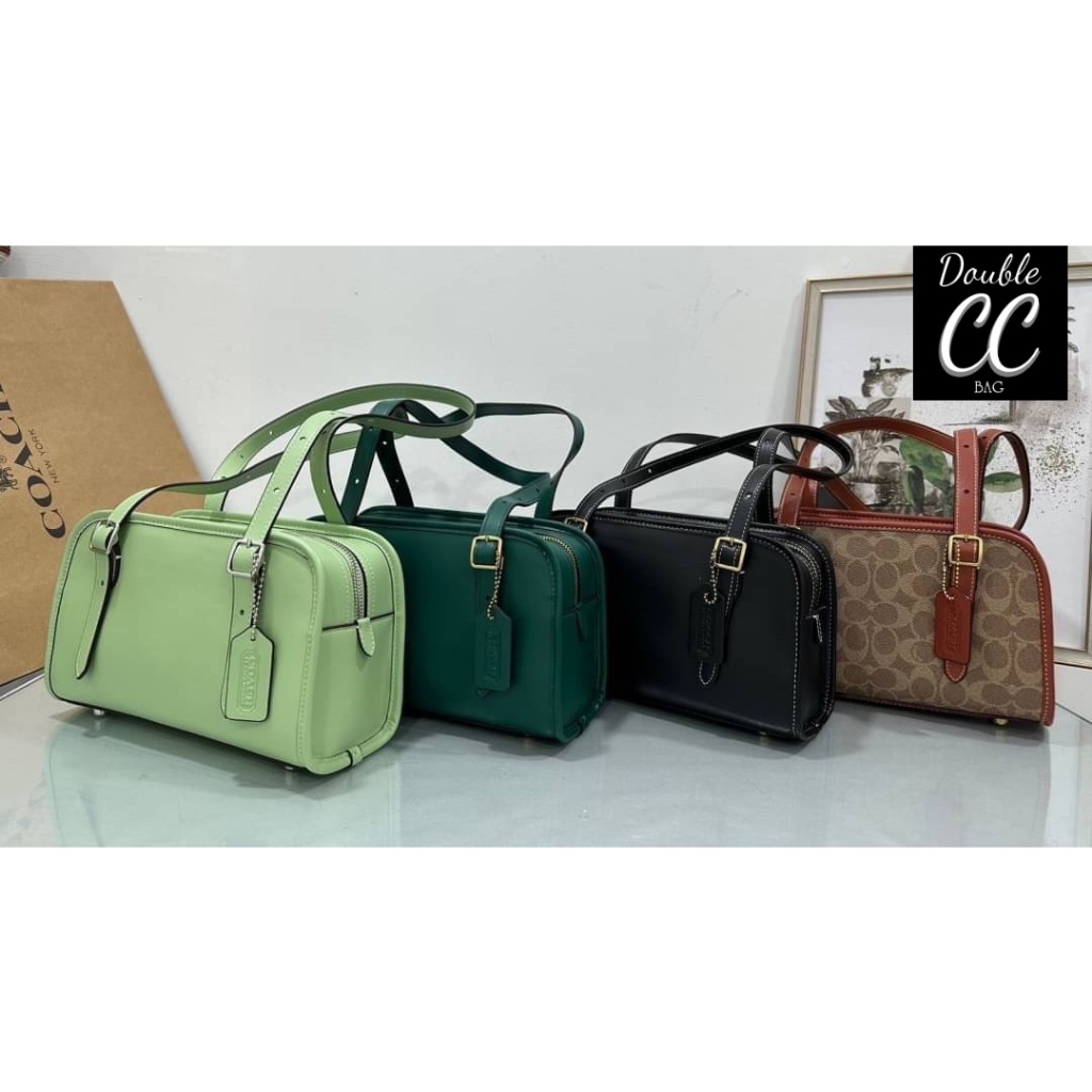 (แท้ %‼ from Factory) New Original CM580 Brown SIG Swing Zip Women Sh