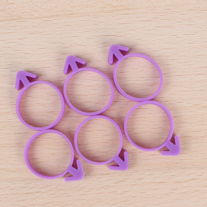 แหวนยึดซิลิโคนกับถุงบีบ  (ชุด10อัน) - รูปที่ 2