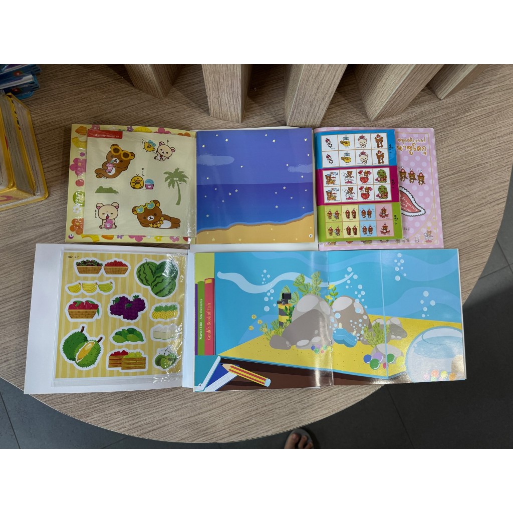 Aksara for kids ชุด หนังสือ สติกเกอร์ สำหรับ เด็กเล็ก 4 รูปที่ 3