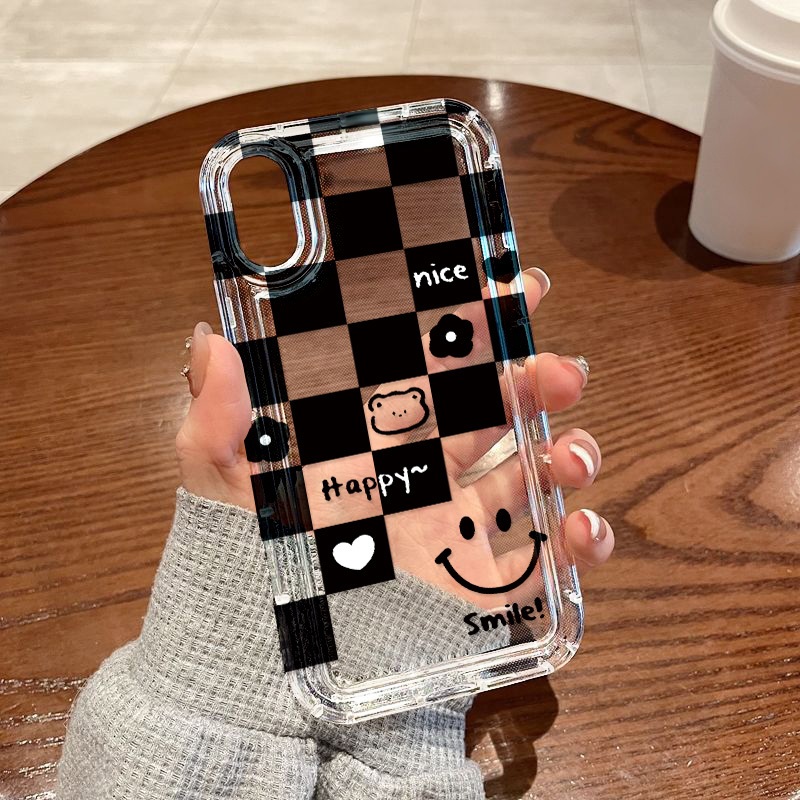 หุ้นไทย COD เคสโทรศัพท์ใสกันกระแทก for iPhone 11 XR 15 14 Pro Max 6 7 8 Plus X XR XS Max 13 12 Pro Max เคสทาสีคุณภาพสูง