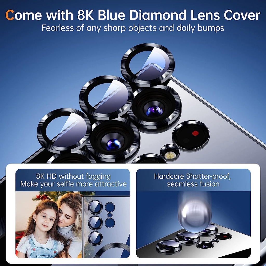 เคสใสกันกระแทก แม่เหล็ก สำหรับ เคสซัมซุงSamsung Galaxy S24 S23 S22 S21 S20 plus ultra FE note 10 20 ultra ชาร์จแบบไร้สาย - รูปที่ 2