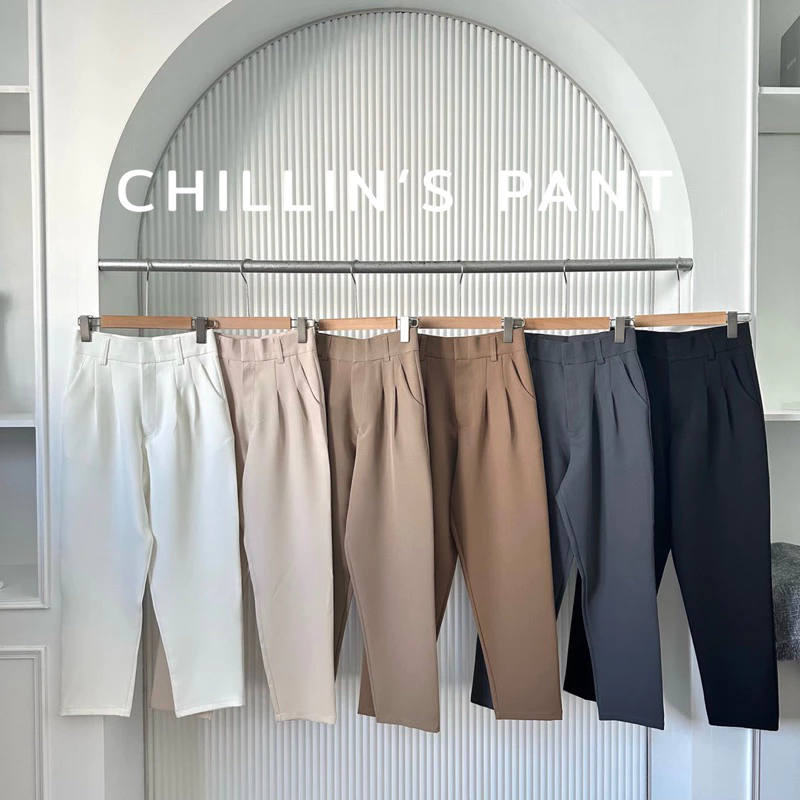 CHILLIN' BOY PANT : กางเกงเอวสูงทรงบอย สำหรับสาวตัวเล็ก 150cm-167cm