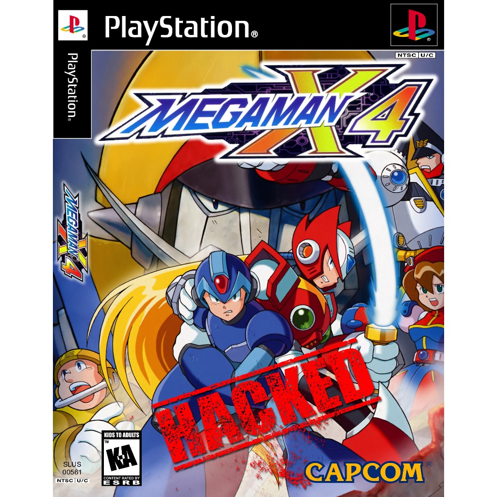 PlayStation1 - Megaman X4 HACKED!! /// อมตะเรียกพี่!!!