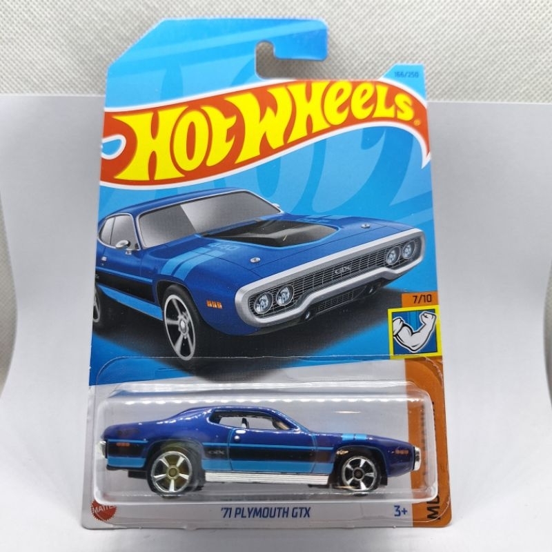 รถเหล็ก Hotwheels 71 PLYMOUTH GTX (ib63)