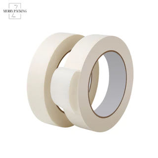 (1ม้วน) เทปกระดาษกาวย่น หน้ากว้าง 1นิ้ว ยาว 20หลา แกน 3 นิ้ว หนา 150ไมครอน Masking tape
