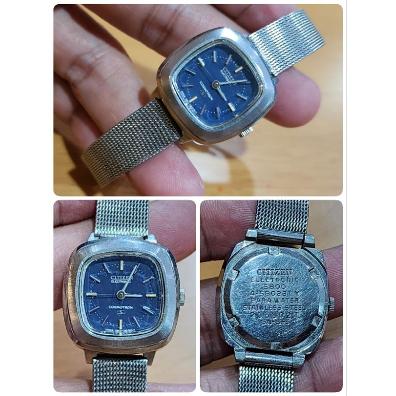 นาฬิกา Citizen Vintage ระบบ Automatic งานแท้  นาฬิกาอายุ 40+ปี มือสอง ตีขายงานสะสม ❌️ตีเสียเดินบางไม่เดินบาง❌️ อ่านต่อคะ