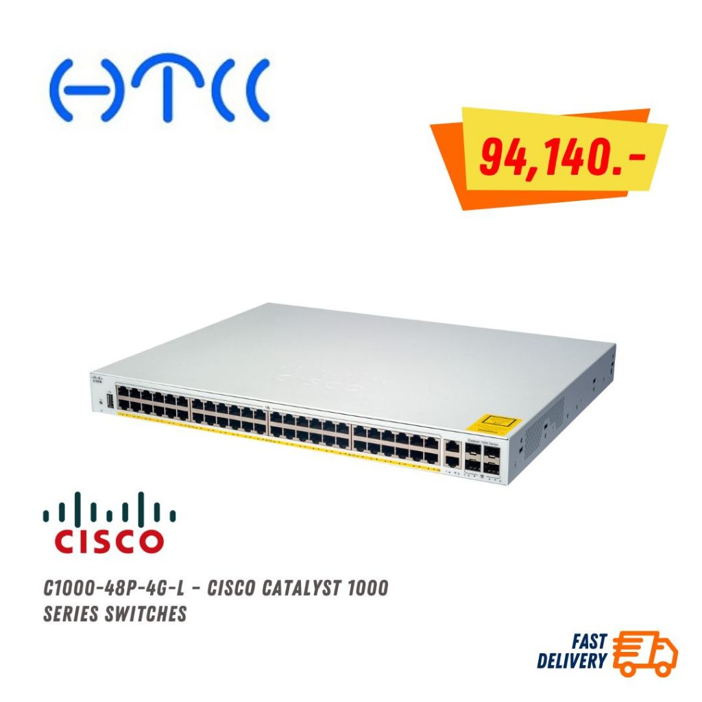 C1000-48P-4G-L – Cisco Catalyst 1000 Series Switches