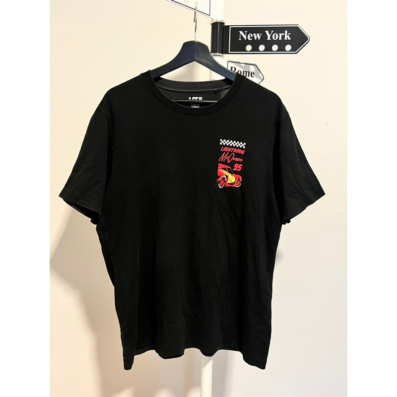 𝑼𝒔𝒆𝒅 เสื้อยืดคอกลม uniclo ลาย Pixar Cars 🚗