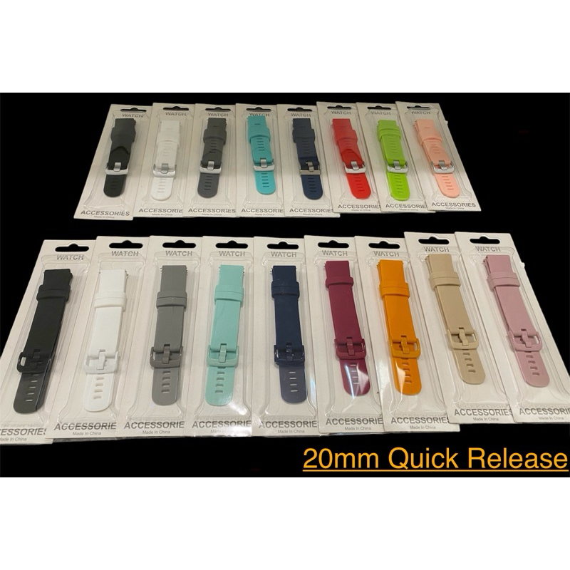 สาย Garmin 20mm. Quick Release **Venu 2plus ,Venu Sq,Venu Sq2,Forerunner 245,Forerunner 55,Vivoactive5,Vivomove sport