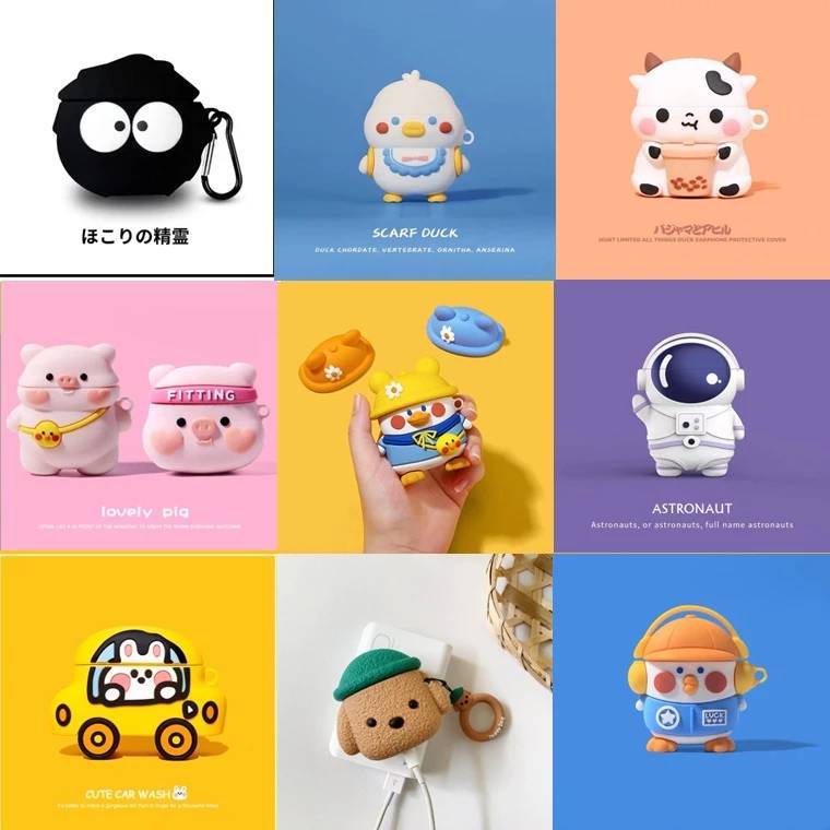 เคสหูฟัง สำหรับแอร์พอร์ตAIrPods1/2ส่งจากไทยลายการ์น่ารักๆมาใหม่(มีสินค้าพร้อมส่ง)