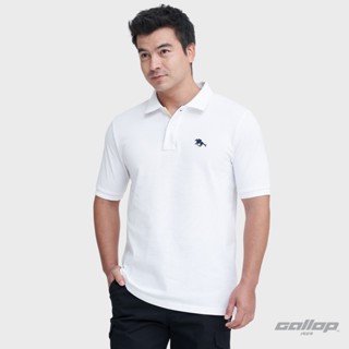 GALLOP : Signature Polo Shirts เสื้อโปโลผู้ชาย รุ่น GP9067 ส…
