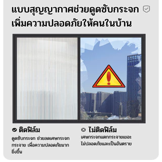 ฟิล์มฝ้าติดกระจก แบบสุญญากาศ ลายลอนแก้ว ติดตั้งง่าย เพิ่มความเป็นส่วนตัว สวยงาม สติ๊กเกอร์ติดกระจกบ้าน ฟิล์มติดกระจกบ้าน