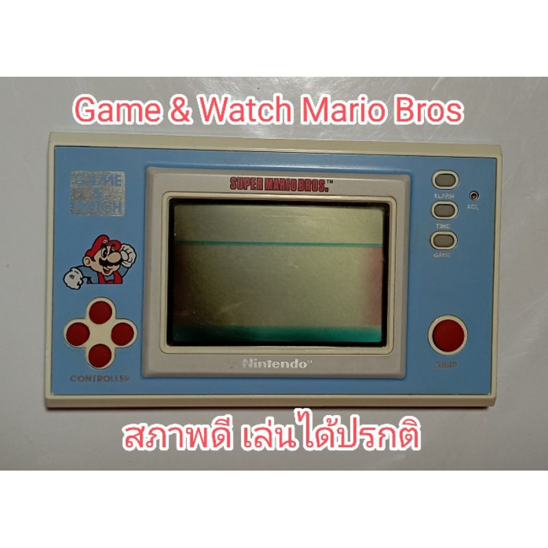 เกมกด มาริโอ้ มือสอง สภาพสวย หายาก  Super Mario Bros. Game &amp; Watch 1987 Nintendo เกมมาริโอ้