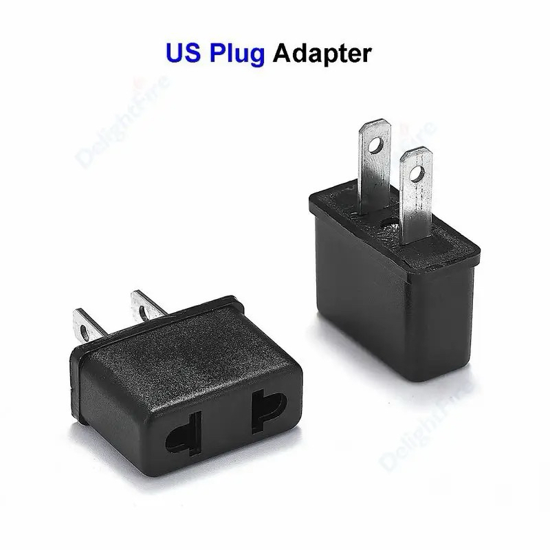 Universal Mini US AU US Power ปลั๊กตัวแปลงอเมริกันยุโรป Travel Plug Converter รัสเซียเกาหลี4.0มม.4.8