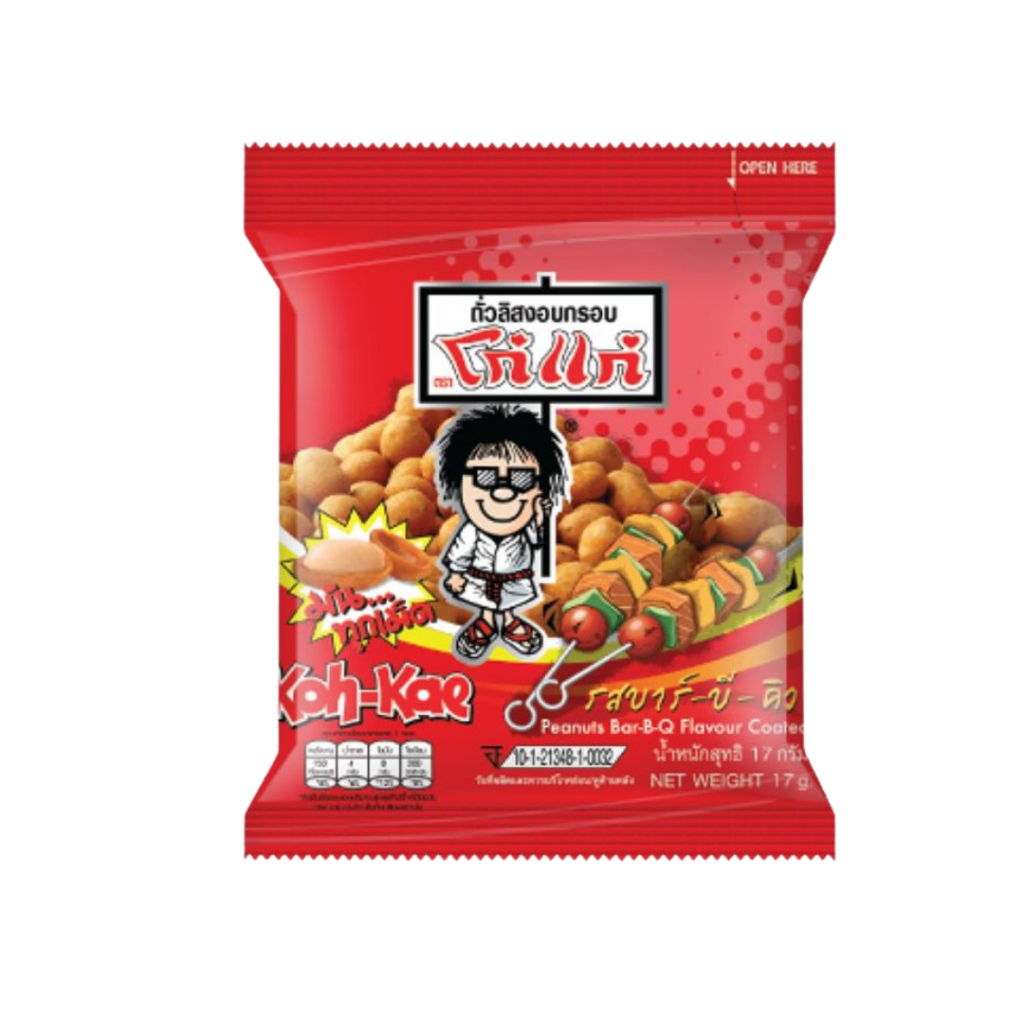โก๋แก่ 5.- ถั่วลิสงอบกรอบ ถั่วลันเตา ถั่วปากอ้า (กะทิ,ไก่, กุ้ง, บาร์บีคิว, อบเกลือ, วาซาบิ) แพ็ค 12 รูปที่ 7