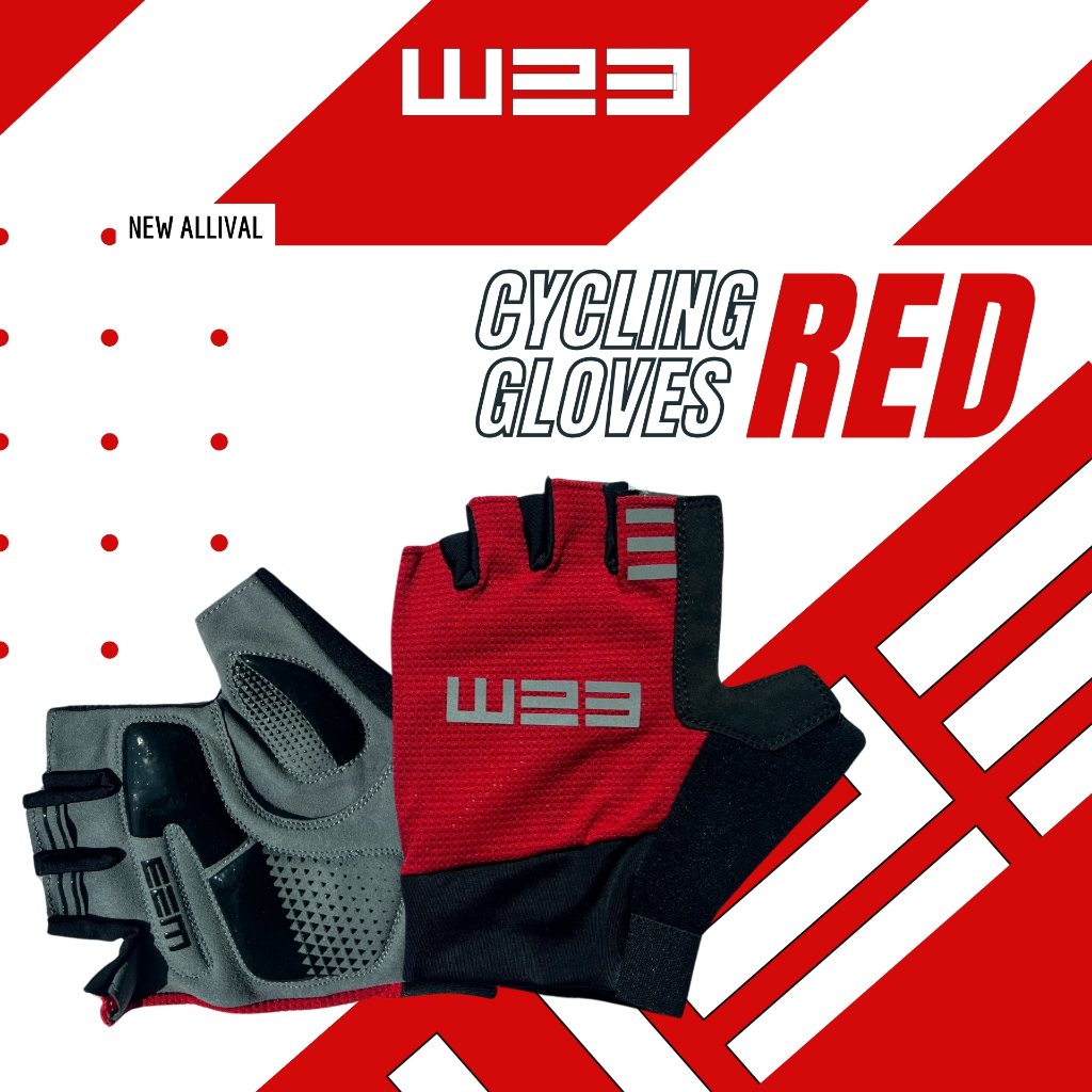 W23 ถุงมือครึ่งนิ้ว รุ่น MY2024