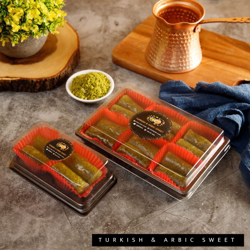 บัคลาวาฟิงเกอร์พิสตาชิโอ 4ชิ้น และ 12ชิ้น Baklava Finger pistachio 4pcs & 12pcs