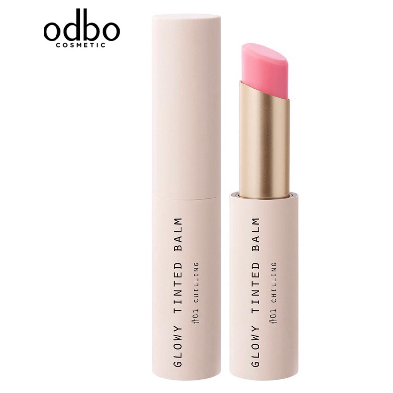 ODBO Glowy Tnted Balm โอดีบีโอ โกลว์วี่ ทินส์ ปาล์ม OD5004 ขนาด 3 กรัม