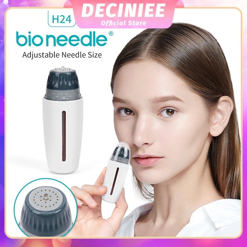 แสตมป์ไทเทเนียม Micro Bio H24 Derma H24 ปรับขนาดความยาวได้ สําหรับฟื้นฟูผิว
