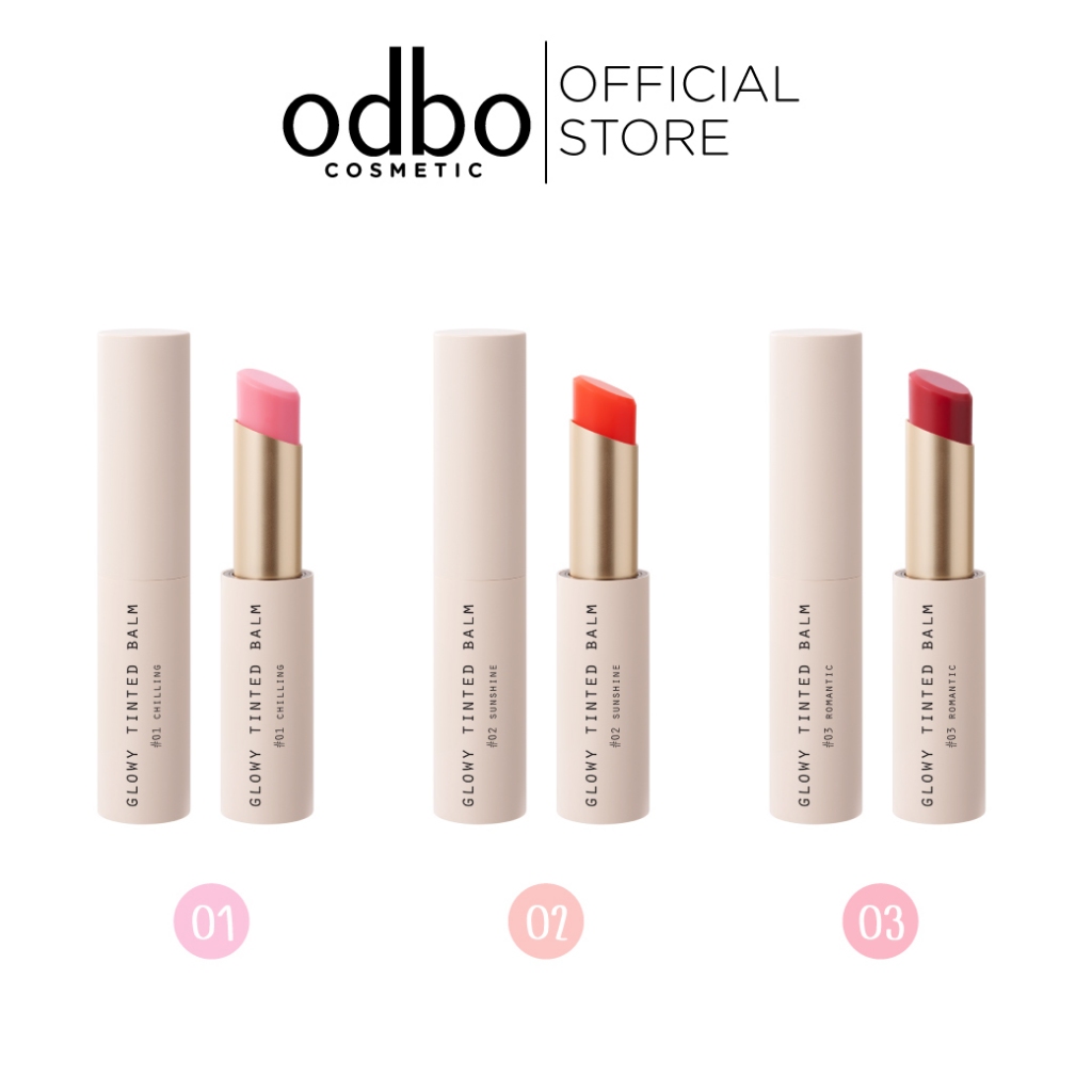 ODBO GLOWY TINTED BALM OD5004 #ทิ้นท์บาล์มodbo