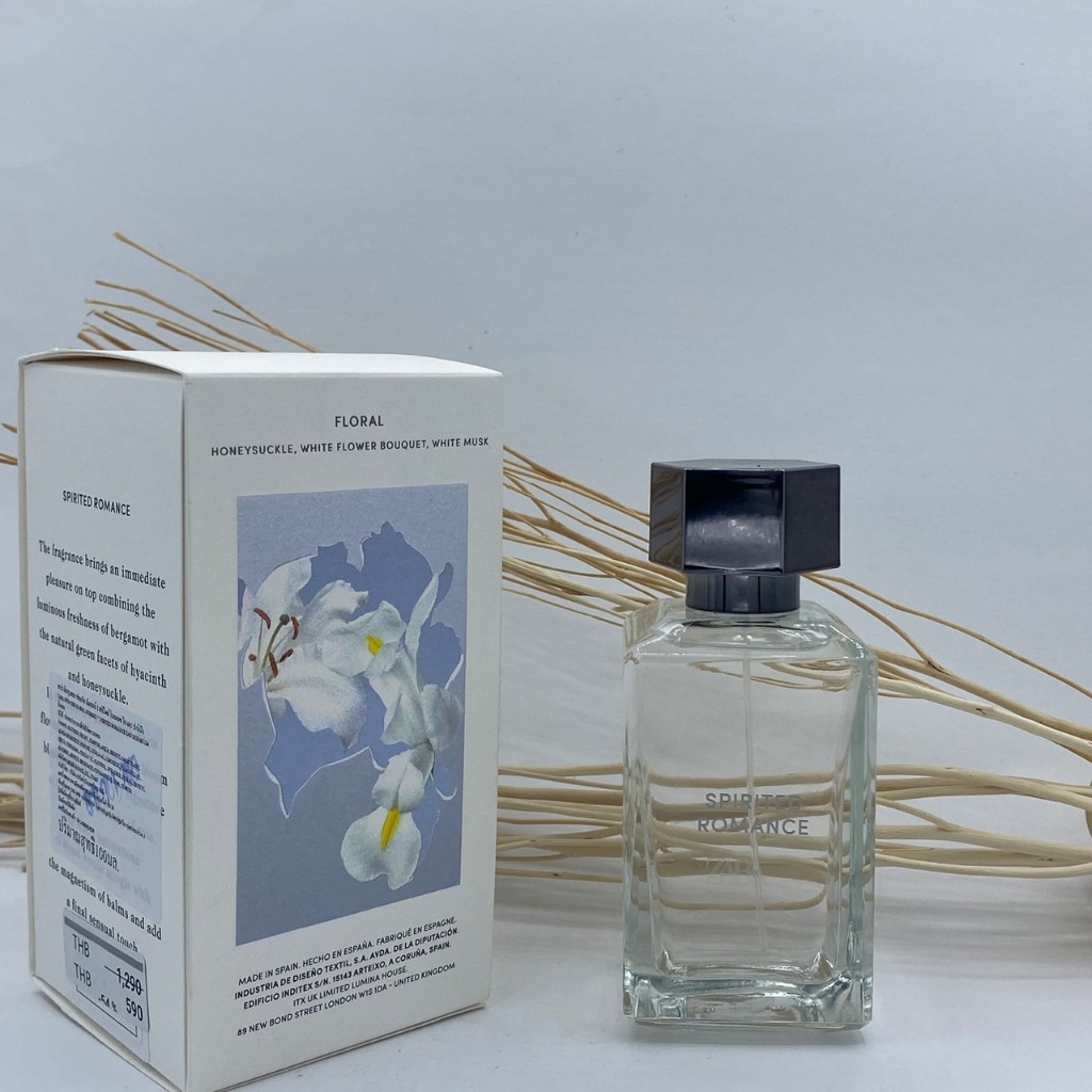 น้ำหอมแท้แบ่งขาย Zara - Spirited Romance ของแท้ 100%