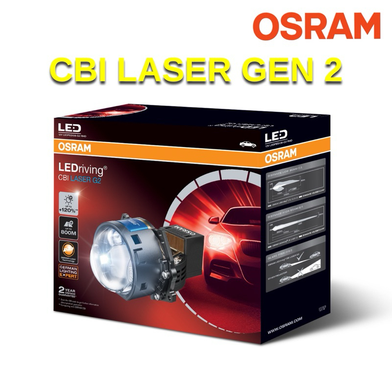 Osram CBI Laser Gen 2 65/85W LED Projector Lens ออสแรม แอลอีดี เลเซอร์ โปรเจ็คเตอร์(CBI Laser Gen 2 + ติดตั้ง)